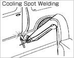 Cooling Spot Welding